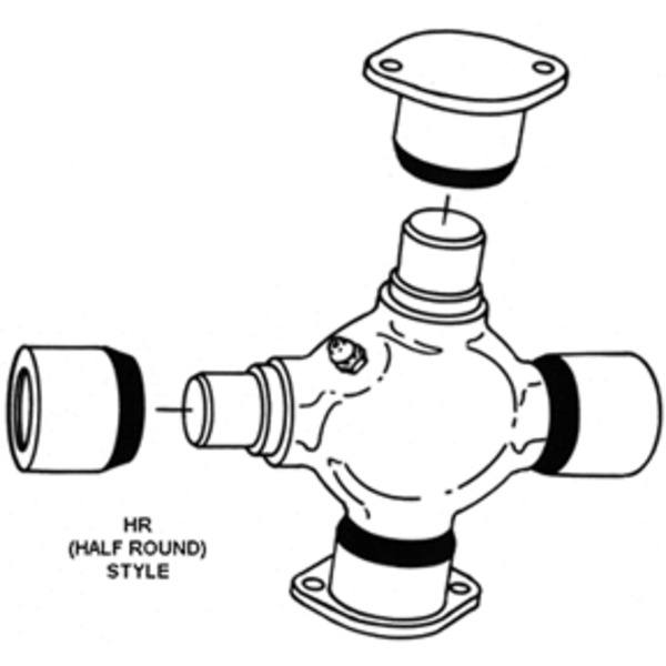 数回使用 メンズ AREA DRAWLINER 154cm＋バインJOINT M Spicer SELECT 25-677X Universal Joint 1760 series fits HALF